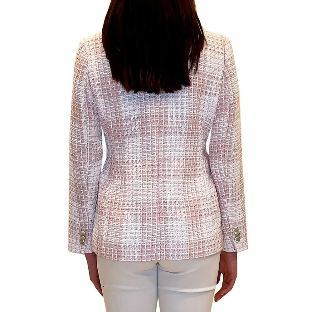 Jaclyn Smith Pink Tweed Blazer - Picture 2 of 9